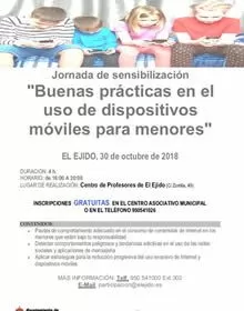 Buenas prácticas en el uso de dispositivos móviles para menores