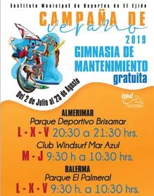 Campaña de Verano - Gimnasia de Mantenimiento