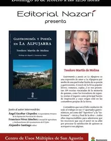 Teodoro Martín de Molina - Gastronomía y Poesía en La Alpujarra