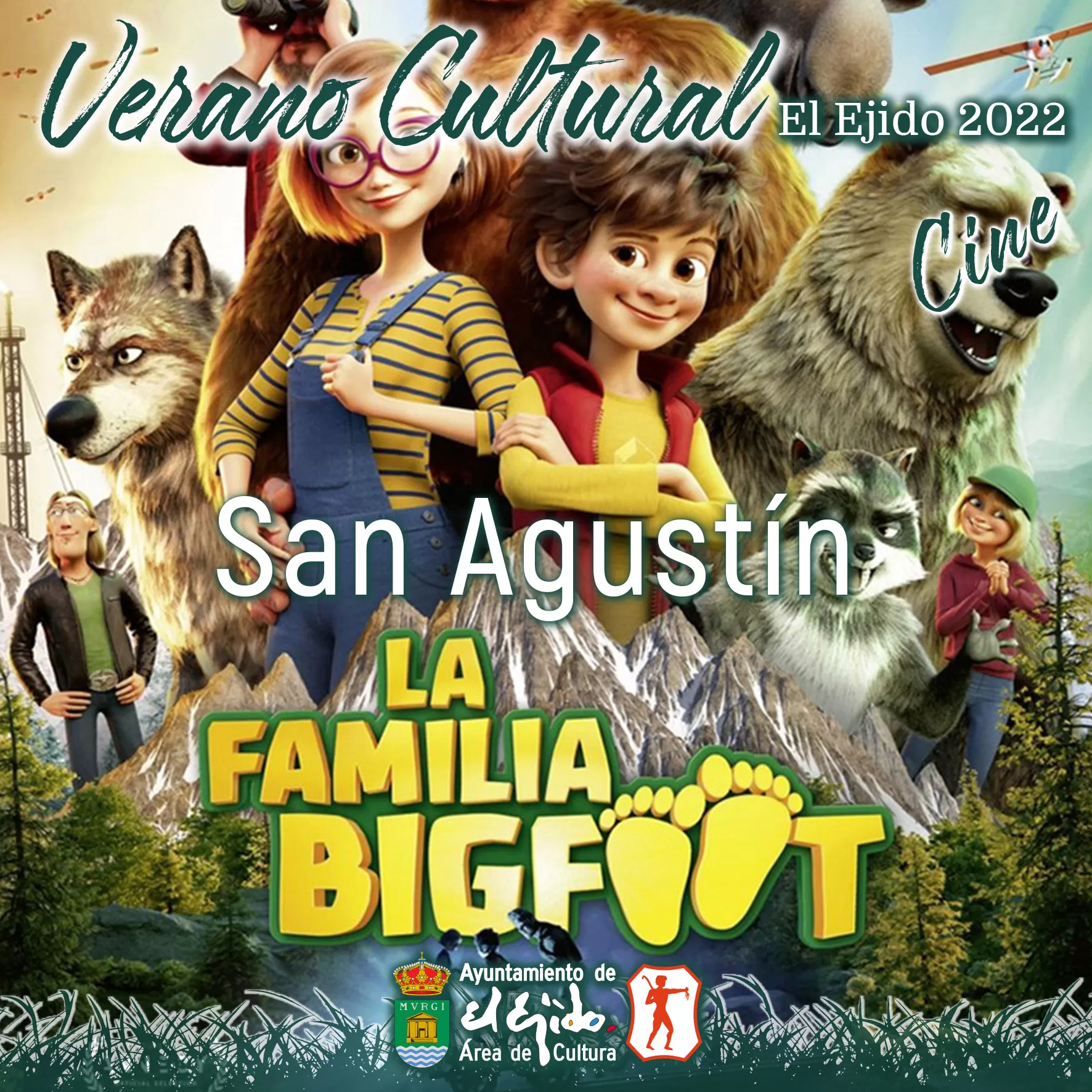 Cine - San Agustín - La familia Bigfoot