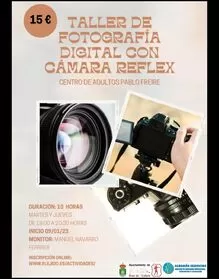 Taller de fotografía digital con cámara réflex