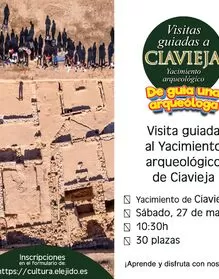 Visitas guiadas al Yacimiento de Ciavieja - De guía una arqueóloga