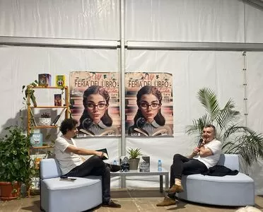 La Feria del Libro 2023 de El Ejido - La Feria del Libro 2023 de El Ejido - Carlos del Amor, Juan Manuel Gil, Manuel Vilas, Noelia Camacho y Miguel Rivera