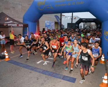 Gran nivel y éxito de participación en el décimo aniversario de la Carrera Nocturna de Balerma