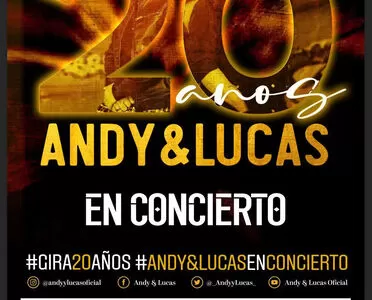 El dúo "Andy y Lucas" actuará este viernes en el Parque El Palmeral de Balerma con su gira ‘20 años’ en un concierto gratuito