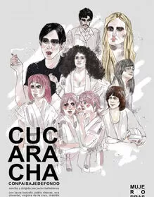 Mujer en obras - "Cucaracha con paisaje de fondo"