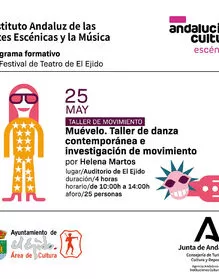 Programa Formativo del Festival de Teatro "Muévelo. Taller de danza contemporánea e investigación de movimiento"